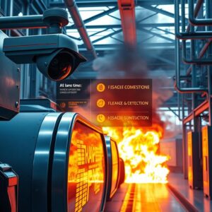 AI flame detection in industrial settings