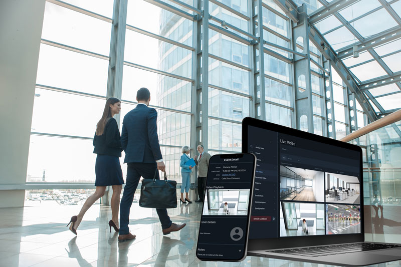 Access control system with rfid card reader
