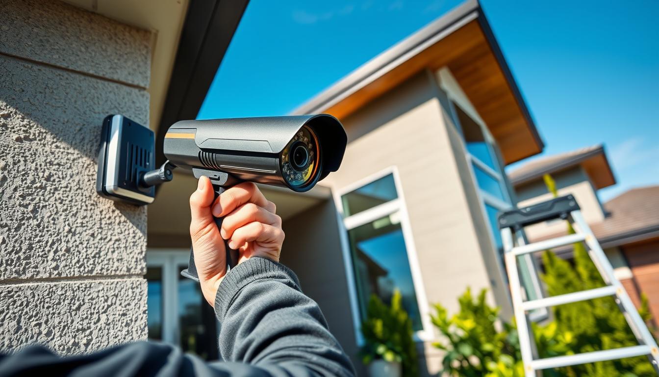 security camera installation for home