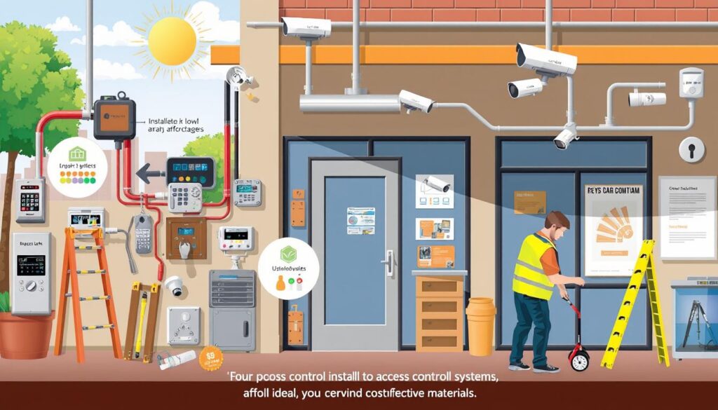 Access control installation expenses